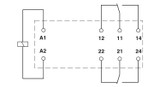 Relé individual REL-MR-110DC/21-21