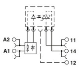 Zócalo de relé PLC-BSC-230UC/21/SO46