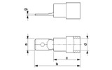 Conectores C-SCMI 2,5/6,3X0,8