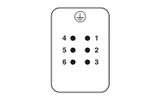 Juego de conectores enchufables HC-EVO-B06PT-BWSC-HL-M20-PLRBK