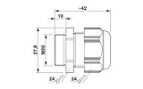 Prensaestopas G-INS-M20-S68N-PNES-GY