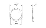 Contratuerca A-INL-M20-N-S