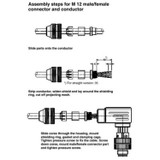 Conector para datos SACC-M12FSB-5CON-PG9 SH AU