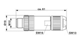 Conector para datos SACC-M12MSD-4Q SH