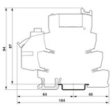 Conexión de sistema PLC-V8/FLK14/OUT