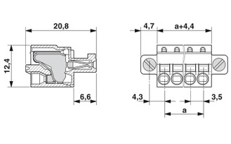FK-MCP 1,5/ 3-STF-3,5 - Conector para placa de circuito impreso