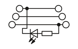 DIKD 1,5-LA 24RD/U-O - Borna de actuador/sensor de proximidad