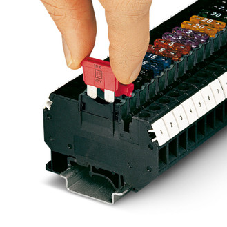 UK 6-FSI/C - Borne de carril para fusible