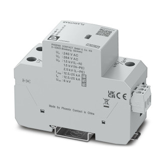 FLT-MB-T1-264/12.5-1+1-UT-R - Descargador combinado contra rayos y sobretensiones de tipo 1+2+3