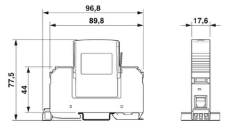 VAL-MS-T1/T2 335/12.5/1+0-FM - Descargadores de corrientes de rayo/de sobretensiones tipo 1/2