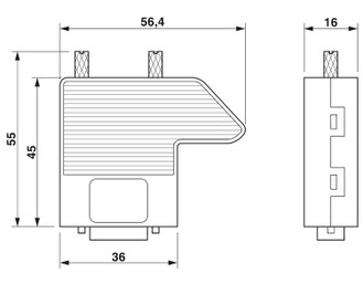 SUBCON 9/M-SH - Conector de bus D-SUB