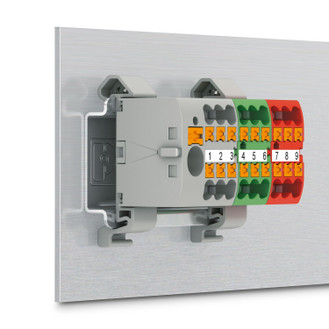 PTFIX 6/12X2,5-NS35A GY - Bloque para distribución