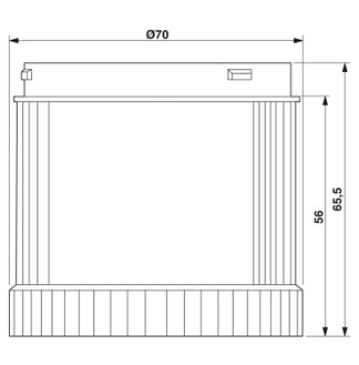 PSD-S OE LED FL RD - Elemento óptico