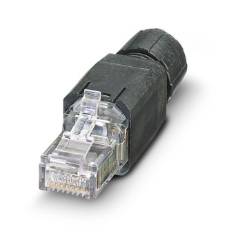 VS-08-RJ45-5-Q/IP20 BK - Conector enchufable RJ45