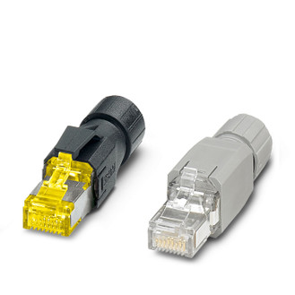 VS-08-RJ45-5-Q/IP20 BK - Conector enchufable RJ45
