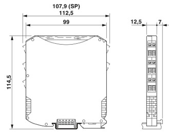 MACX MCR-SL-RPSSI-I-SP - Acondicionador de señal de alimentación