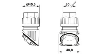 HC-B-G-M32-PLRBK - Prensaestopas
