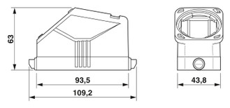 HC-EVO-B16-HLFS-PLBK - Carcasa