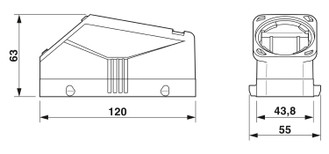 HC-EVO-B24-HLFD-PLBK - Carcasa