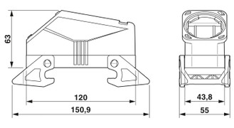 HC-EVO-B24-HLWD-PLBK - Carcasa