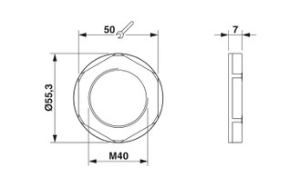 A-INL-M40-P-LG - Contratuerca