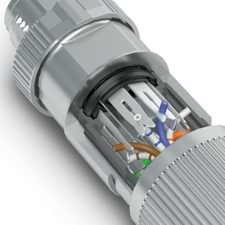 SACC-M12MS-8QO SH ETH - Conector para datos