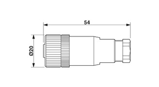 SACC-M12FS-5CON-PG 7 - Conector