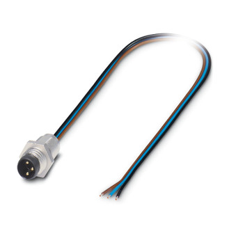 SACC-E-M 8MS-3CON-M8/0,5 - Conect. enchuf. para apar. pared delant.