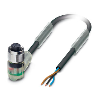 Cable para sensores/actuadores SAC-3P-10,0-PUR/M12FR-2L B