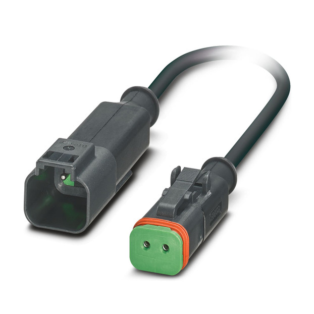 Cable para sensores/actuadores SAC-2P-DTMS/3,0-PUR/DTFS