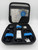 The entire wireless stethoscope kit with Transmitter, Piezo chest piece, earpiece and miscellaneous supplies.