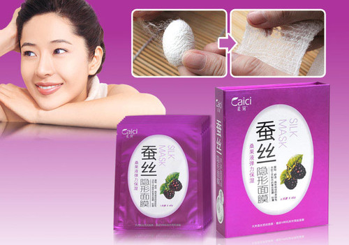 采词桑果液弹力保湿蚕丝隐形面膜