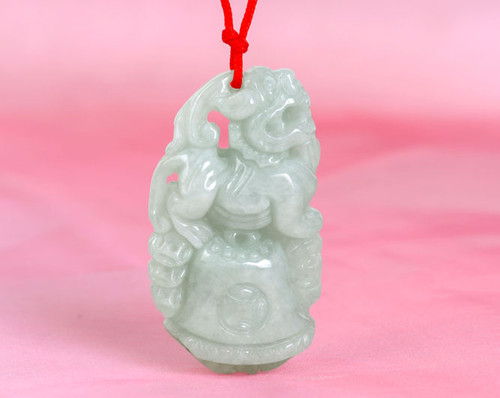 终身有财玉吊坠
