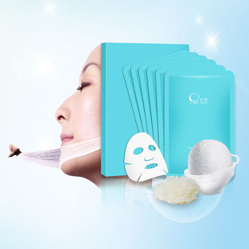 雪耳蚕丝补水面膜贴片