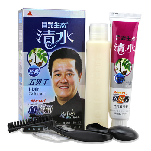 五贝子清水染发剂
