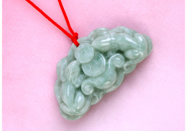 老鼠运财玉吊坠