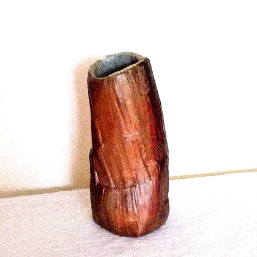 Small salt glazed vase