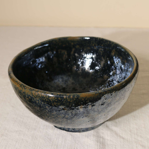 Black and tan bowl
