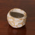 Country range small faceted bowl