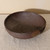 Unglazed wood fired serving bowl