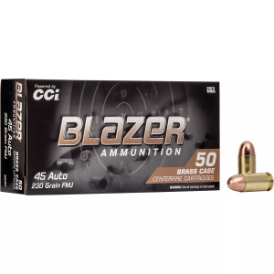 cci blazer 45auto 230gr fmj 50 round box cci blazer 45auto 230gr fmj 50 round box