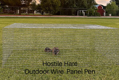 Outdoor Wire Panel Pen - Without Floor