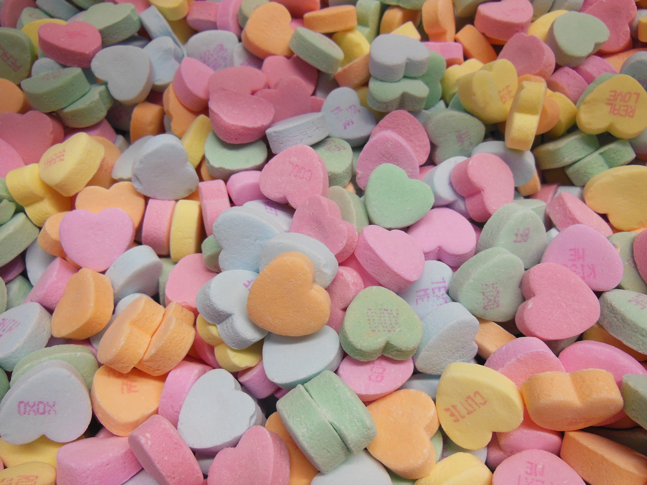 Large Conversation Hearts - 3 lb. Bulk - Candy Favorites