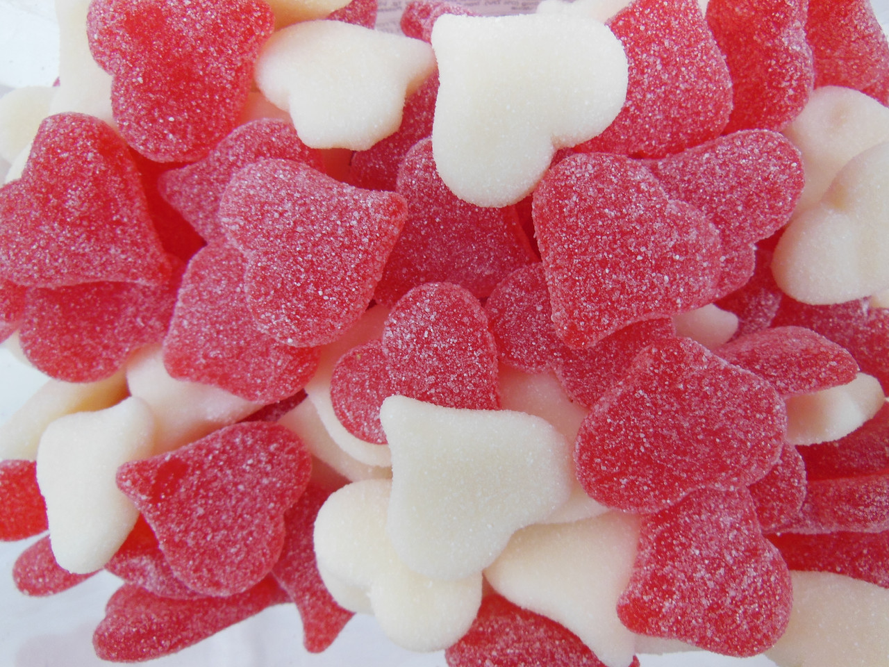 Valentine Cherry Jelly Hearts Zachary 1 LB (453g)