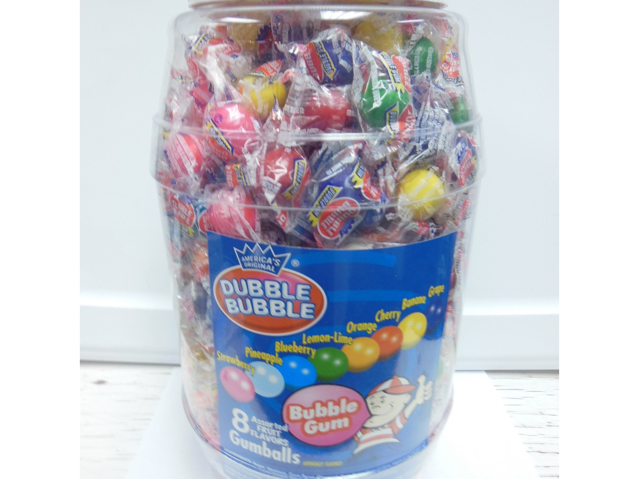 Wrapped White Gumballs- 4 lb.