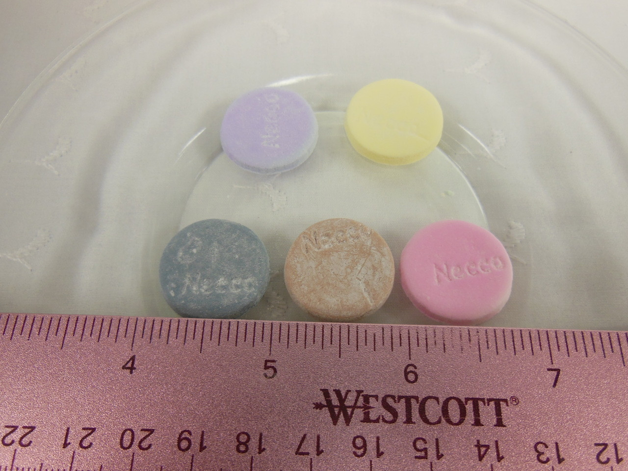 Necco Wafer The Original 18 Full Size Packs 2.02 oz each 2.3 LBs