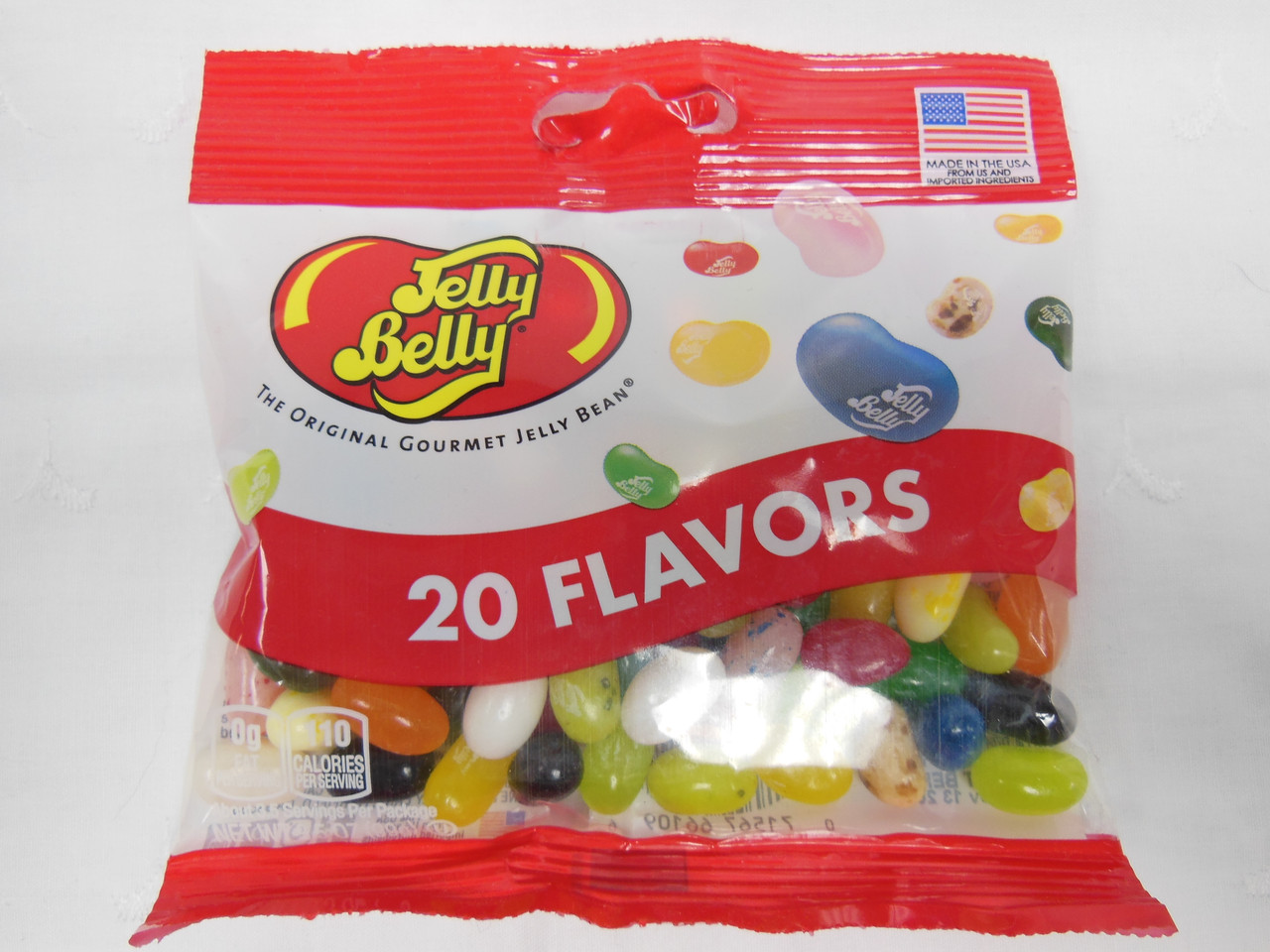 Jelly Belly 20 Flavors Jelly Beans 3.5oz (99g) Manufacturer's Bag