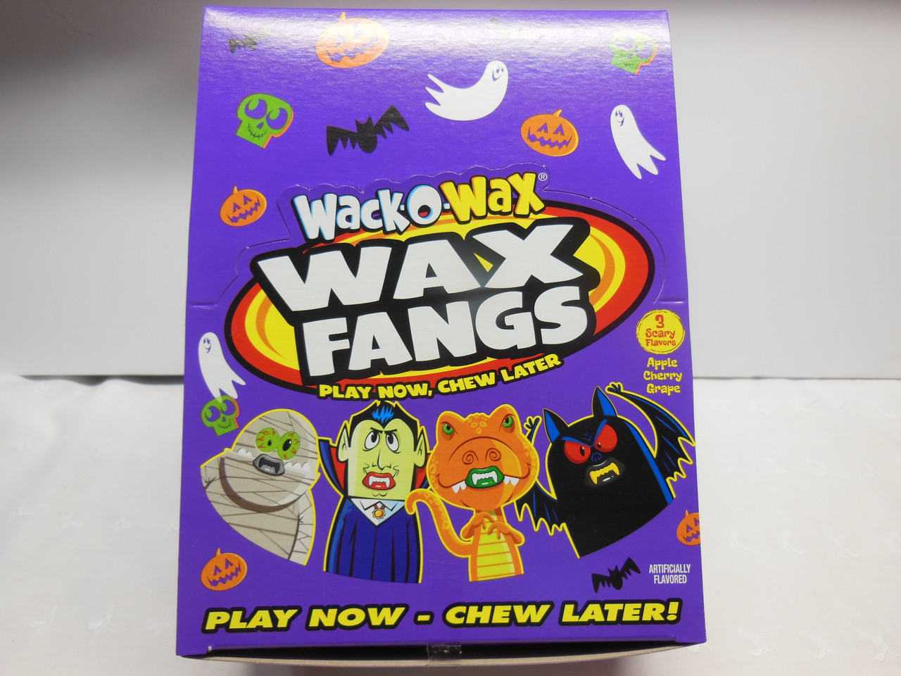 WACK-O-WAX Fangs Three Flavors Full Box of 24 Fangs Concord