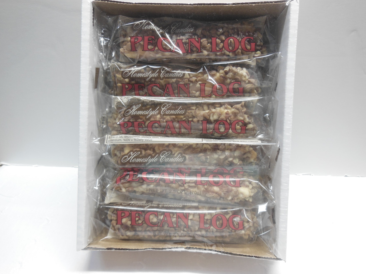 Pecan Log Rolls 2-Pack - Savannah's Candy Kitchen