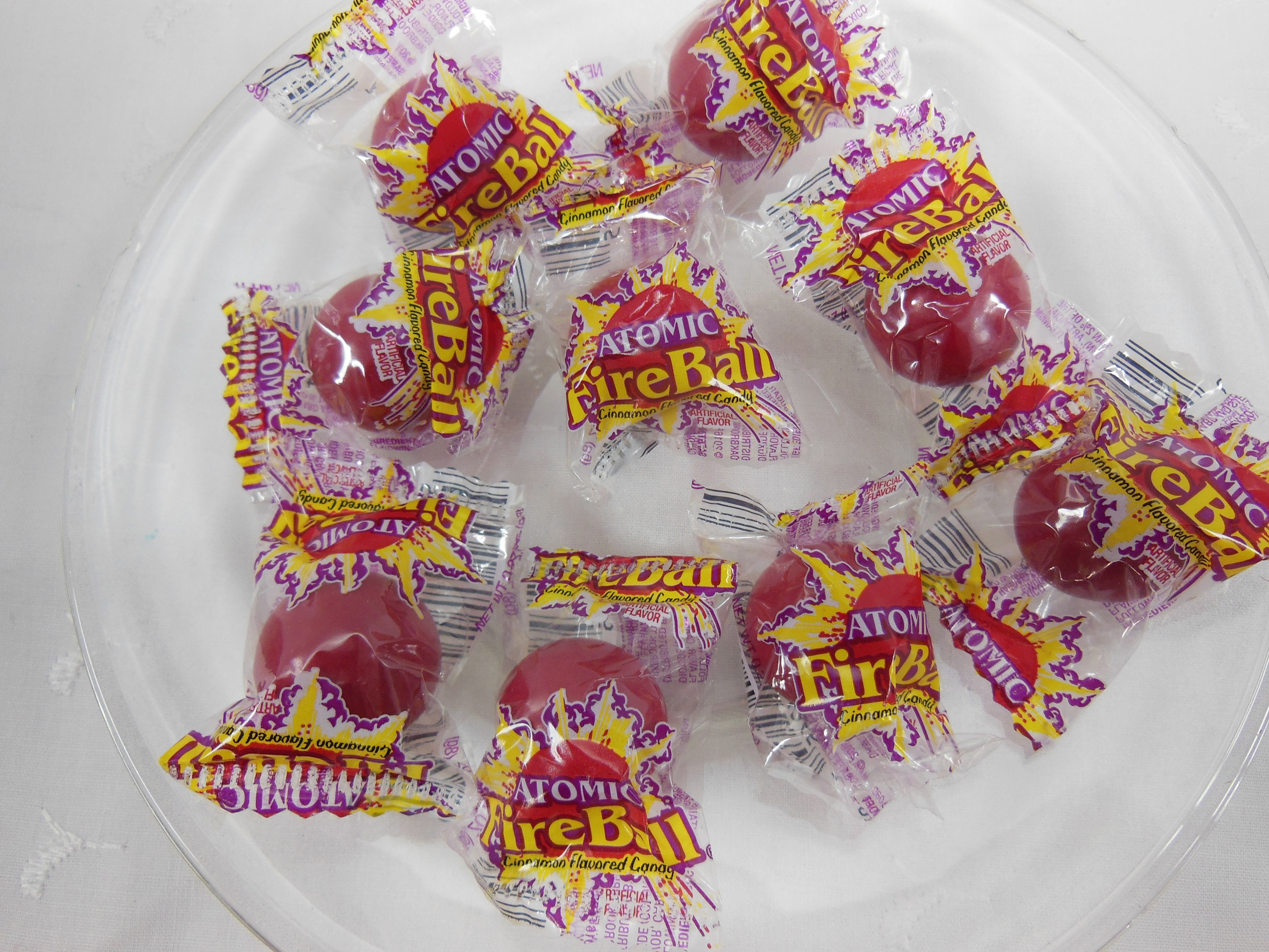 WRAPPED Medium Atomic Fireballs Jawbreaker Jawbreakers 1 pound (453g